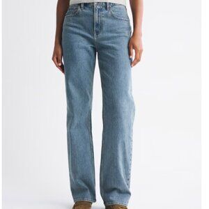 Abercrombie & Fitch Curve Love High Rise 90s Relaxed Jean